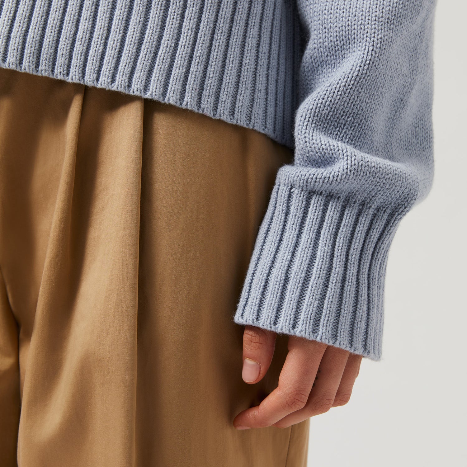 Women's Cotton-Cashmere Crewneck Sweater