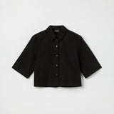 Women's Cotton-Poplin Short Sleeve Shirt