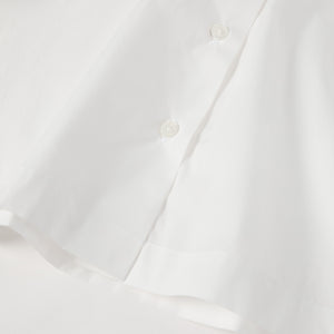 Women's Cotton-Poplin Short Sleeve Shirt