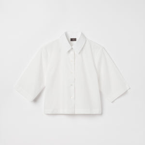 Women's Cotton-Poplin Short Sleeve Shirt