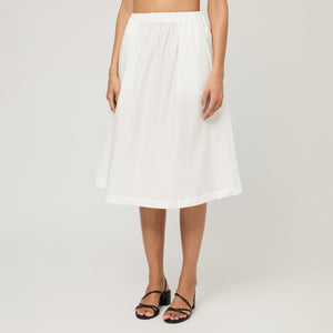 Women's Cotton-Poplin Skirt