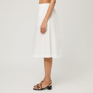 Women's Cotton-Poplin Skirt