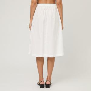 Women's Cotton-Poplin Skirt