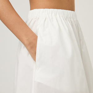 Women's Cotton-Poplin Skirt