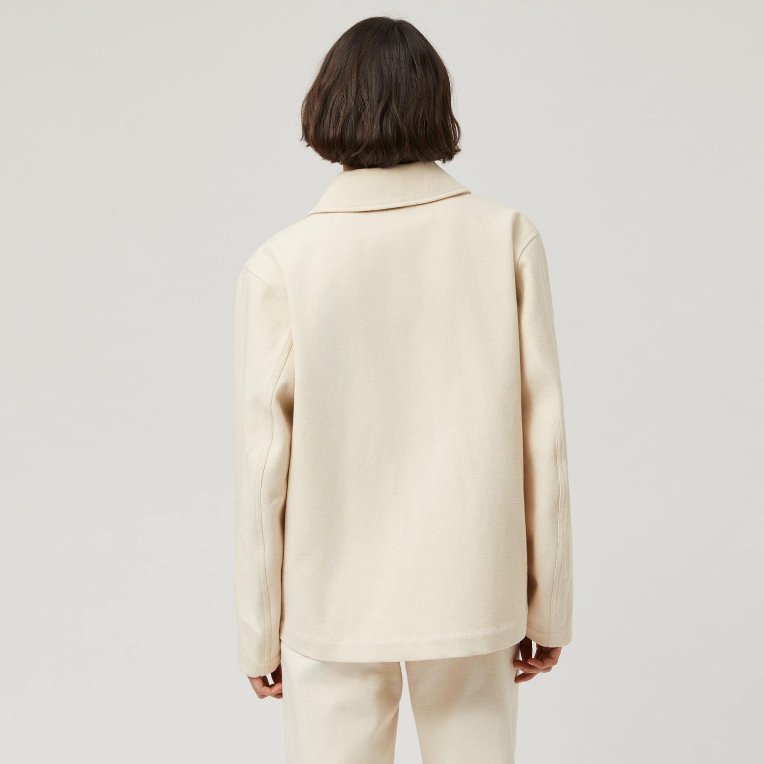 Women's Ecru Denim Utility Jacket