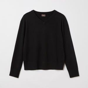 Women's Fine-Knit Cashmere V-Neck