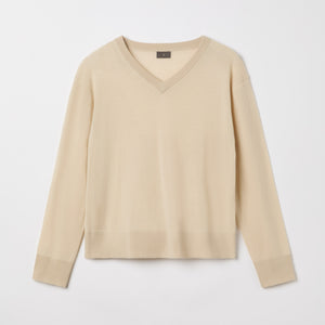 Women's Fine-Knit Cashmere V-Neck