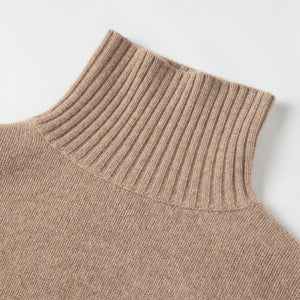 Women's Heavy-Knit Cashmere Roll Neck