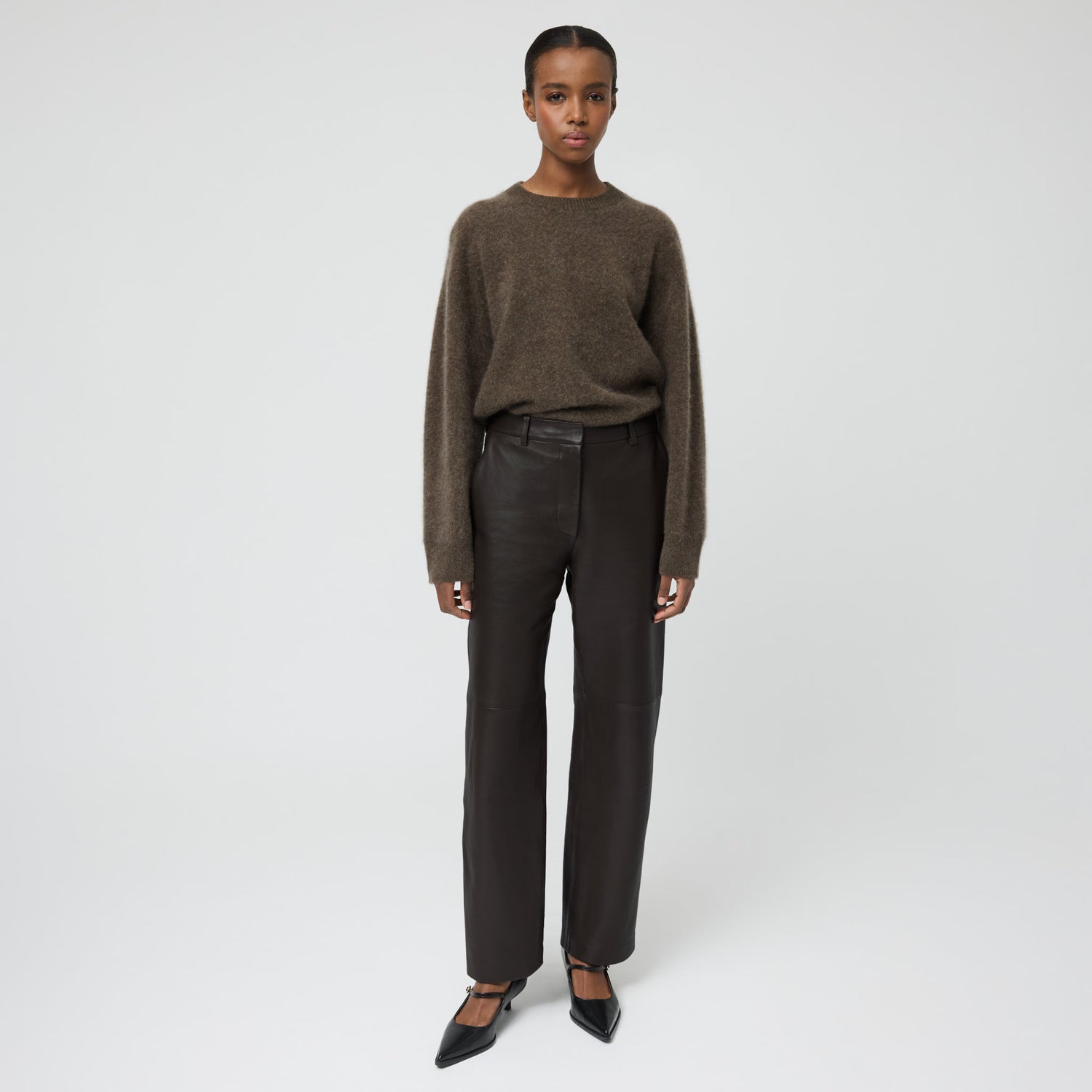 Women's Leather Trousers