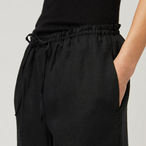 Women's Linen Drawstring Trousers