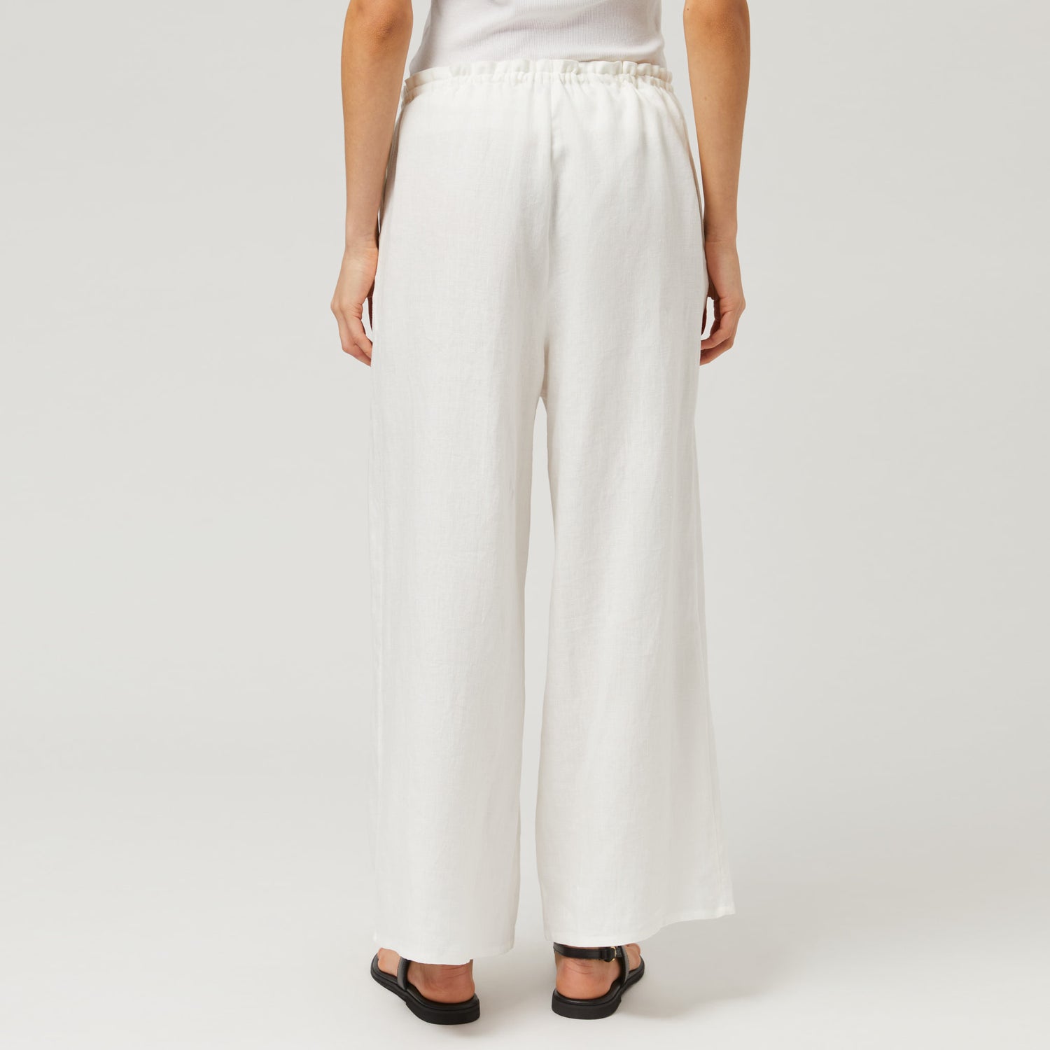 Women's Linen Drawstring Trousers