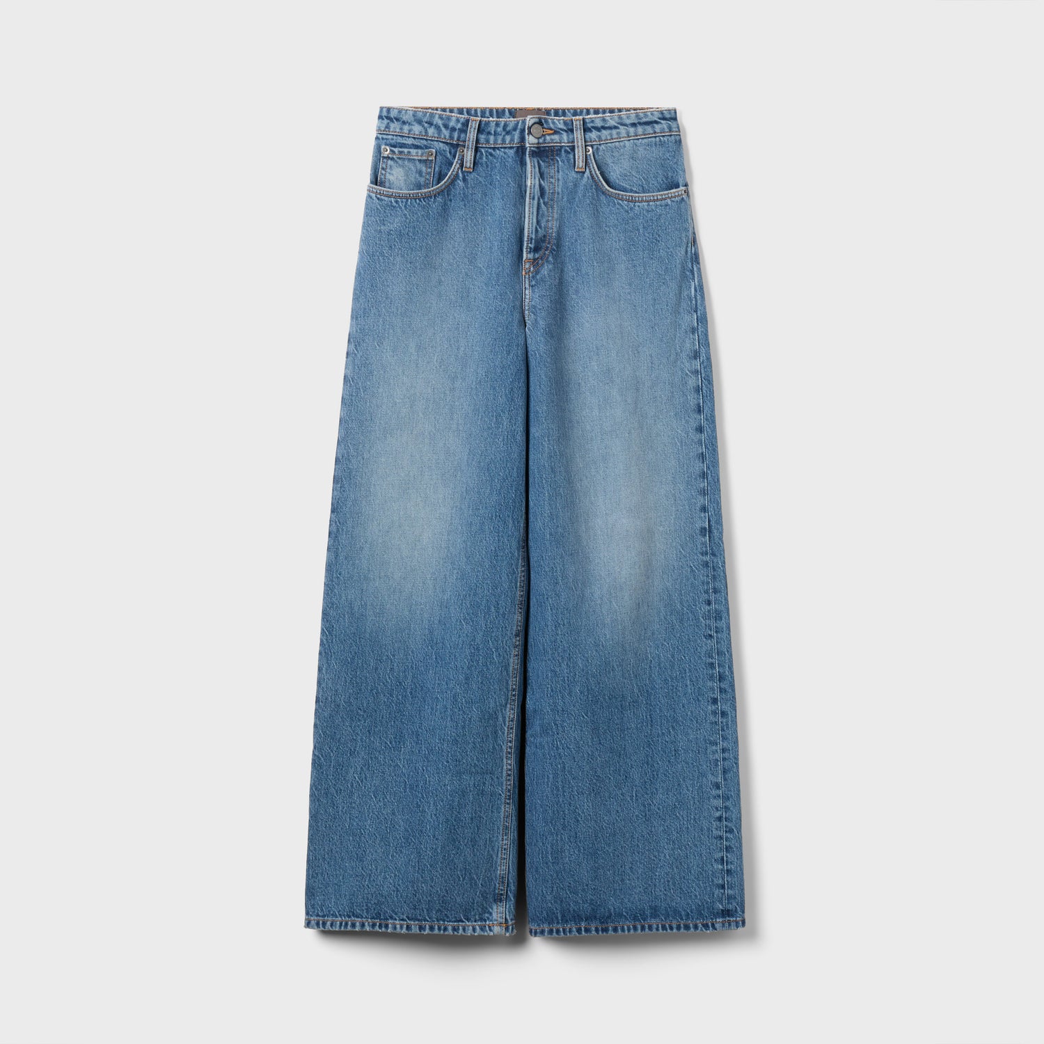 Women's Mid-Waist Wide Fit Denim