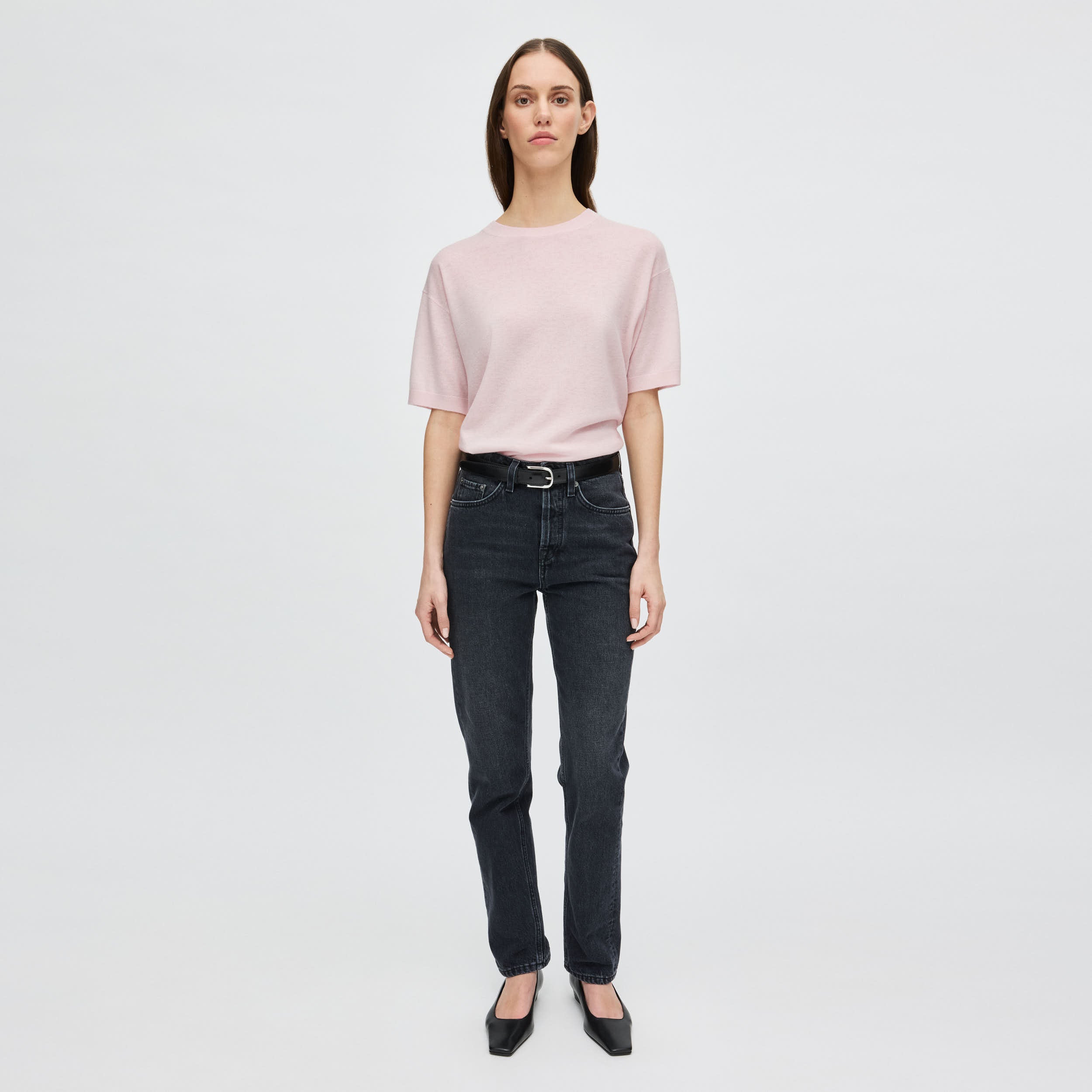 Women's Cashmere Silk T-Shirt | Relaxed | Singular Quality