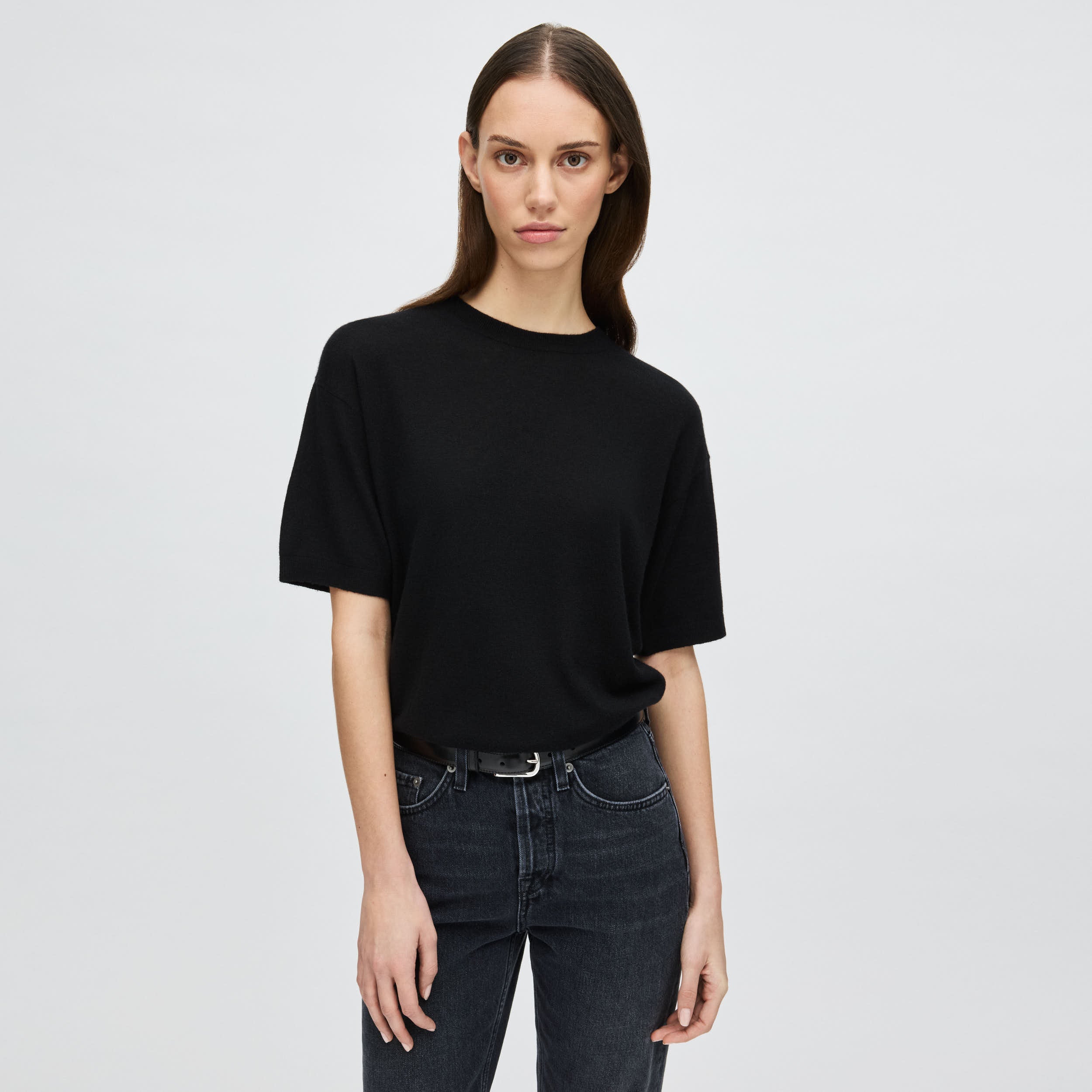 Women's Cashmere Silk T-Shirt | Relaxed | Singular Quality