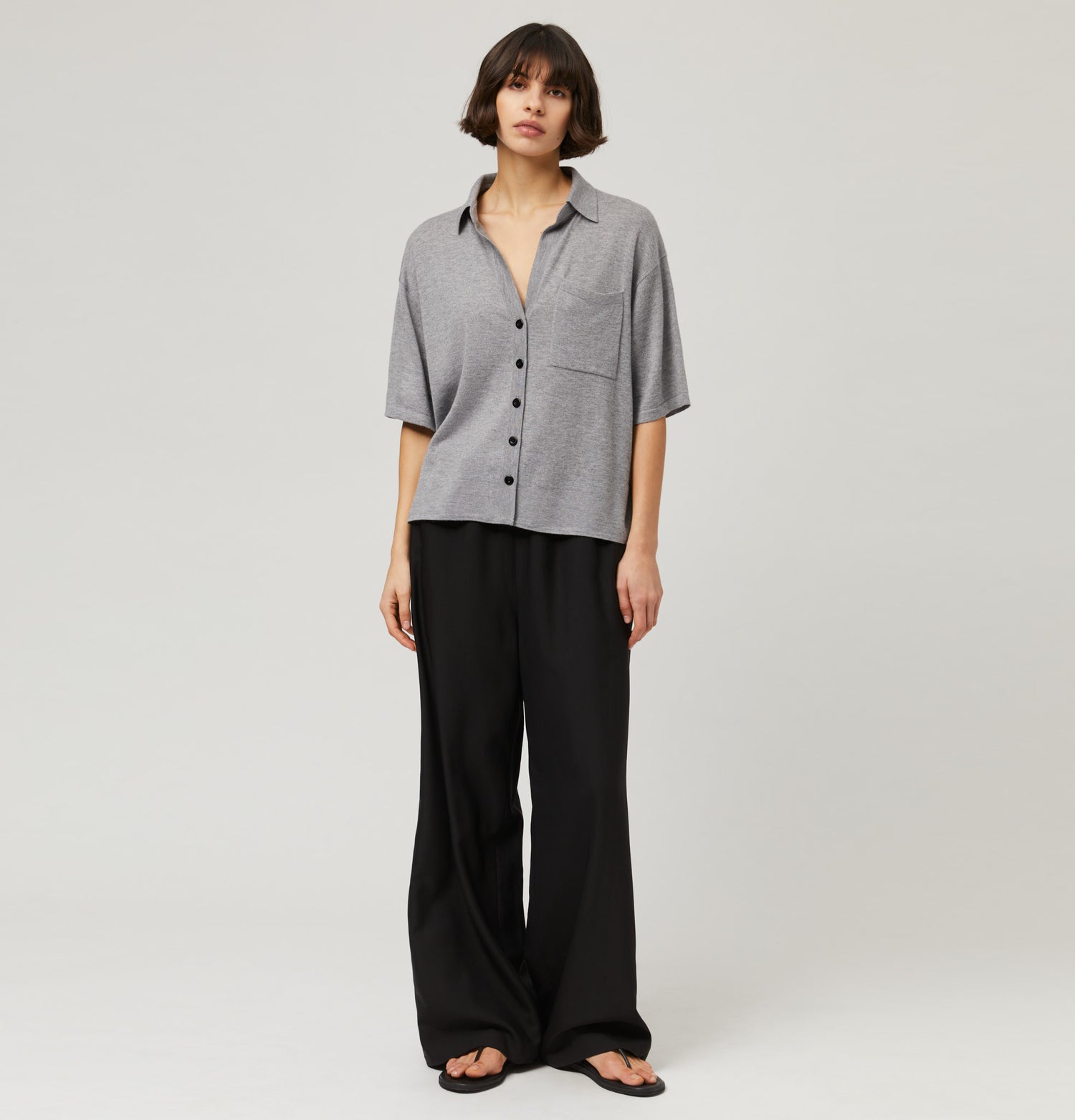 Women's Relaxed Cashmere Silk Shirt