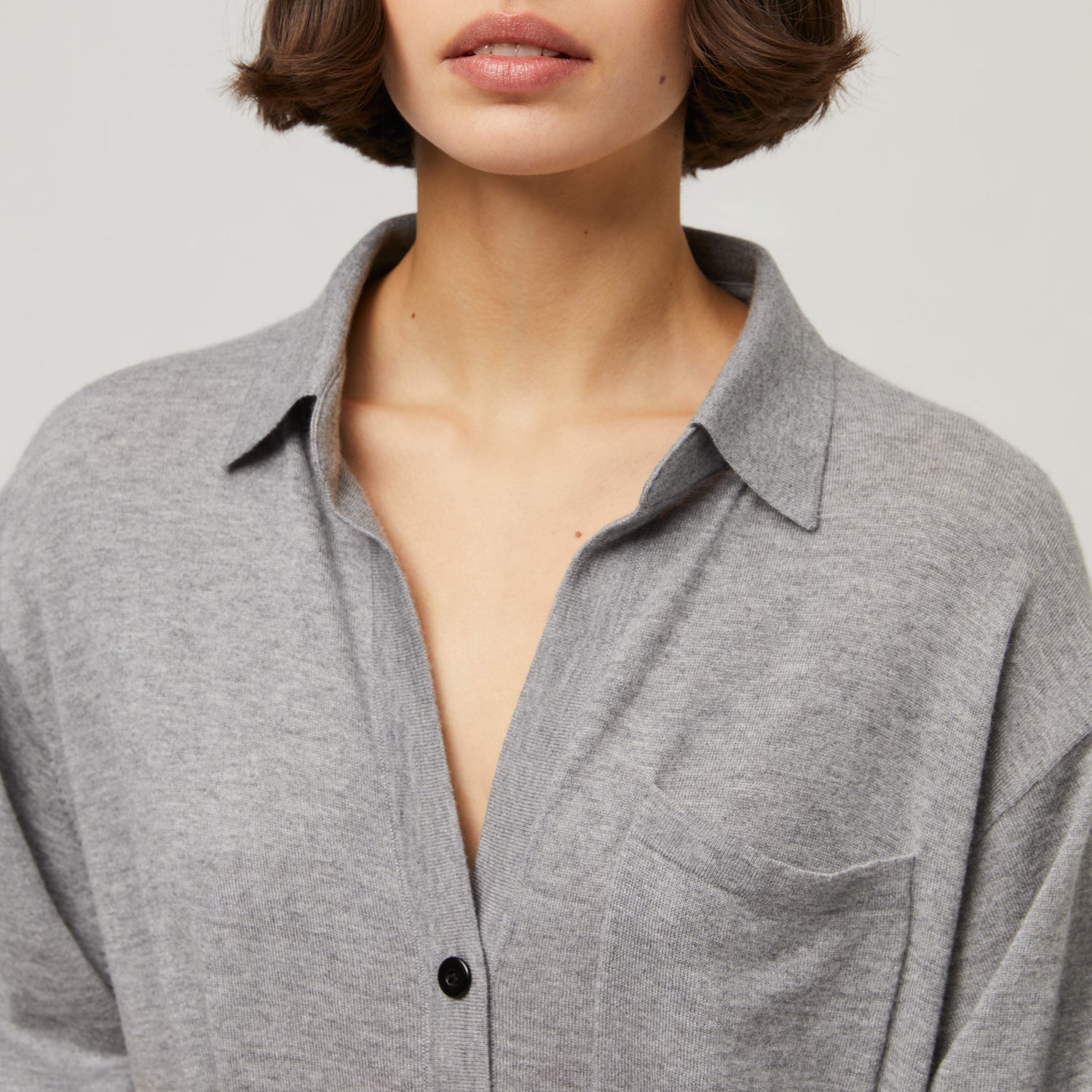Women's Relaxed Cashmere Silk Shirt