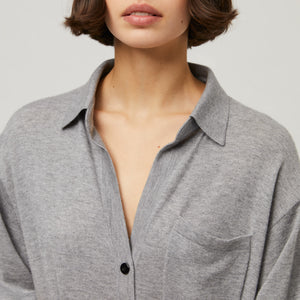 Women's Relaxed Cashmere Silk Shirt