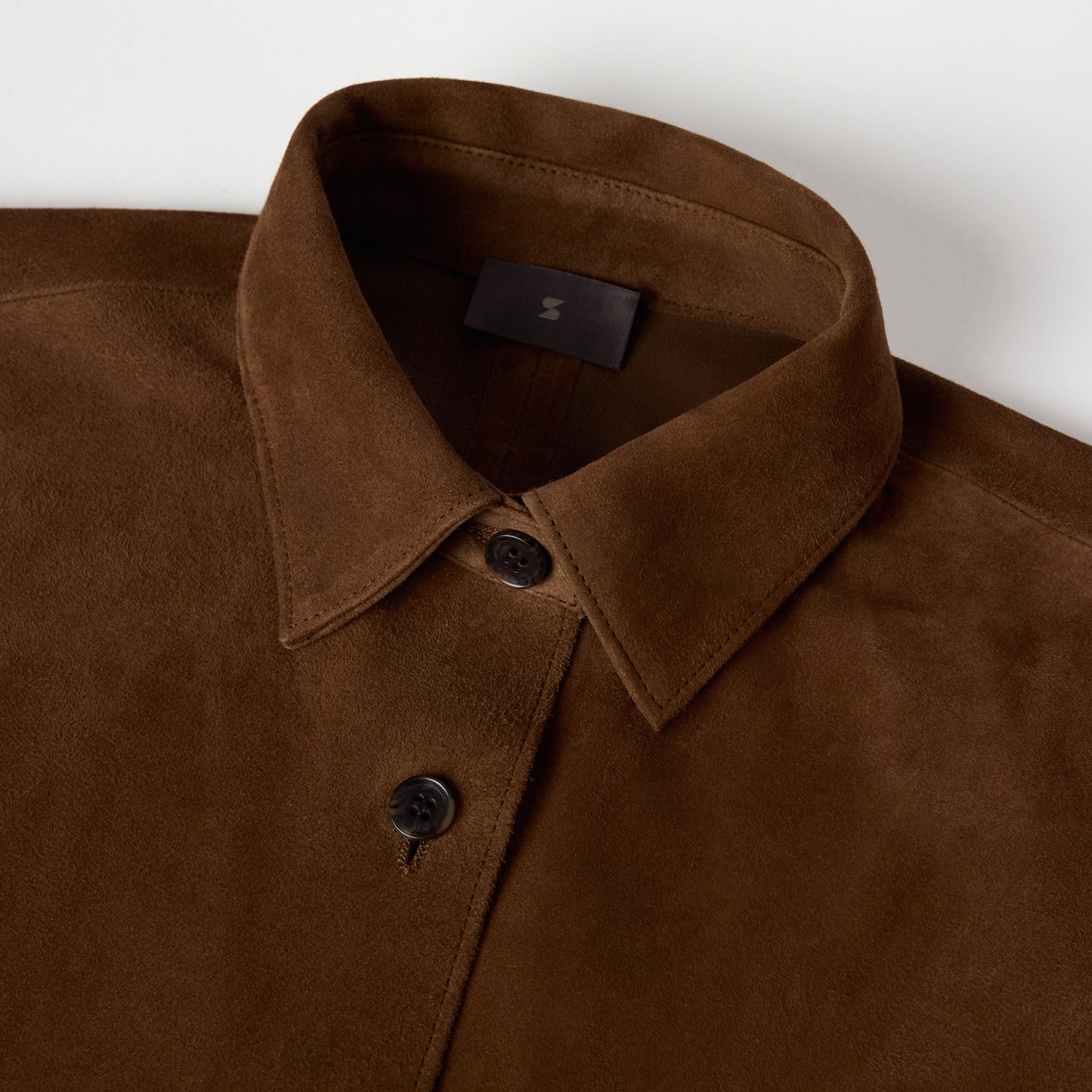 Women's Relaxed Suede Shirt