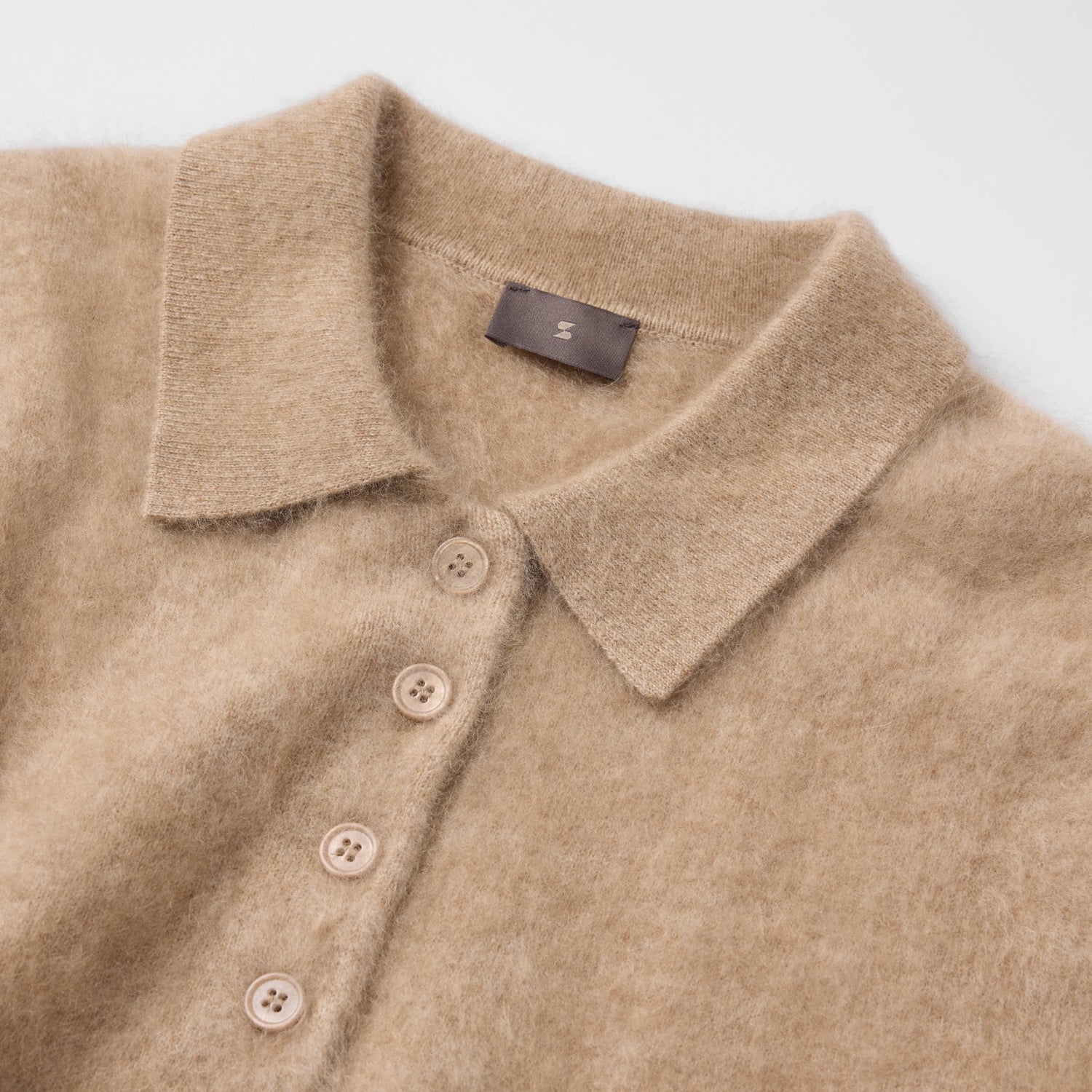 Women's Brushed Cashmere Polo