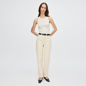 Women's Ribbed Cashmere-Silk Tank Top