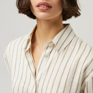 Women's Silk-Linen Shirt