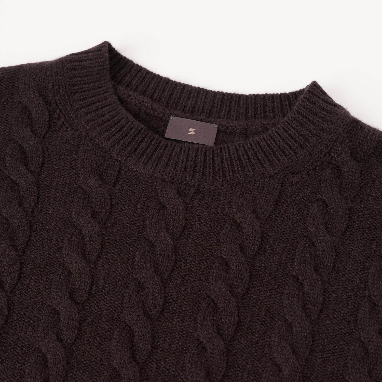 Women's Wool-Cashmere Cable Sweater