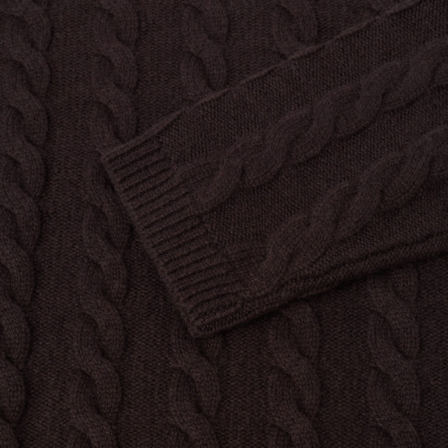 Women's Wool-Cashmere Cable Sweater