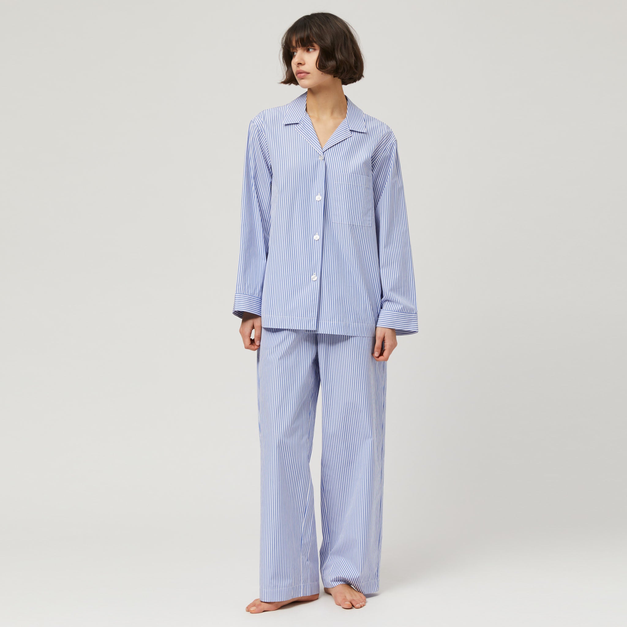 Women's Cotton Poplin Pyjama Shirt | Soft | Sleepwear