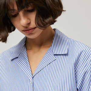 Women's Cotton-Poplin Pyjama Shirt