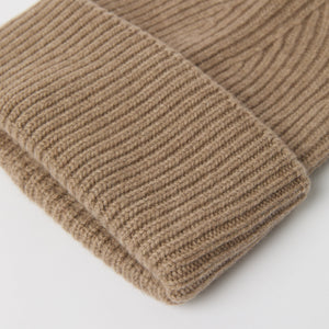 Heavy Knit Cashmere Beanie