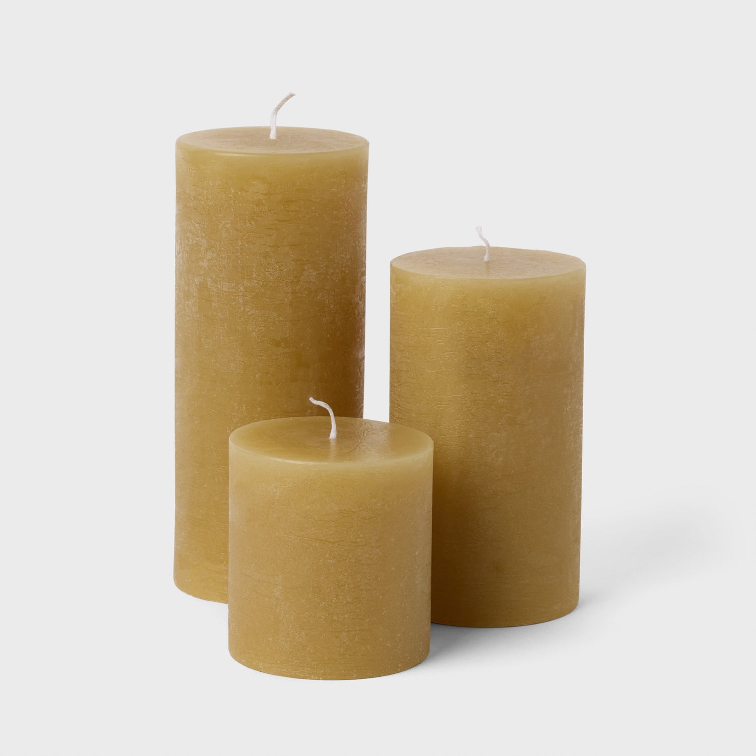 Hand Cast Pillar Candle
