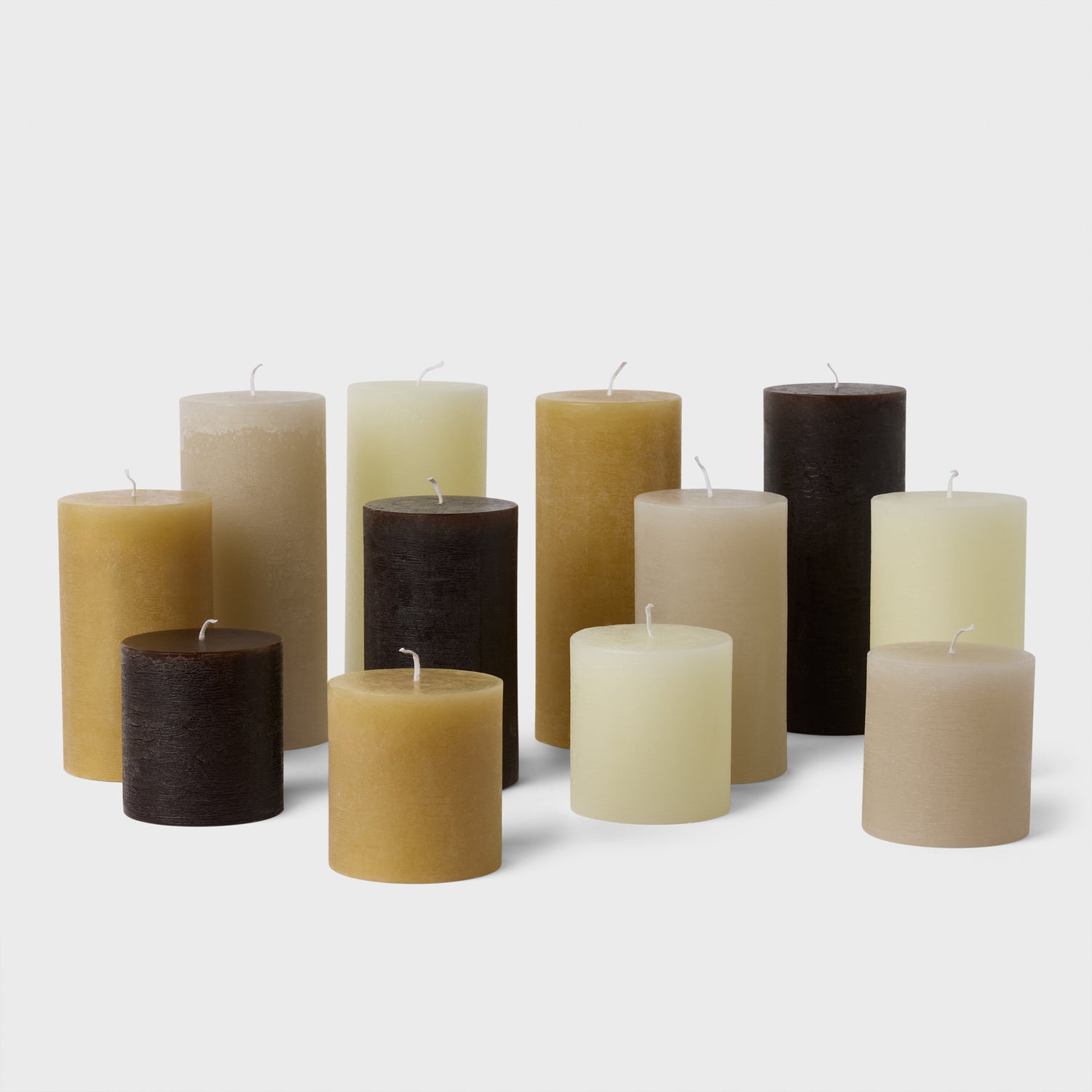 Hand Cast Pillar Candle