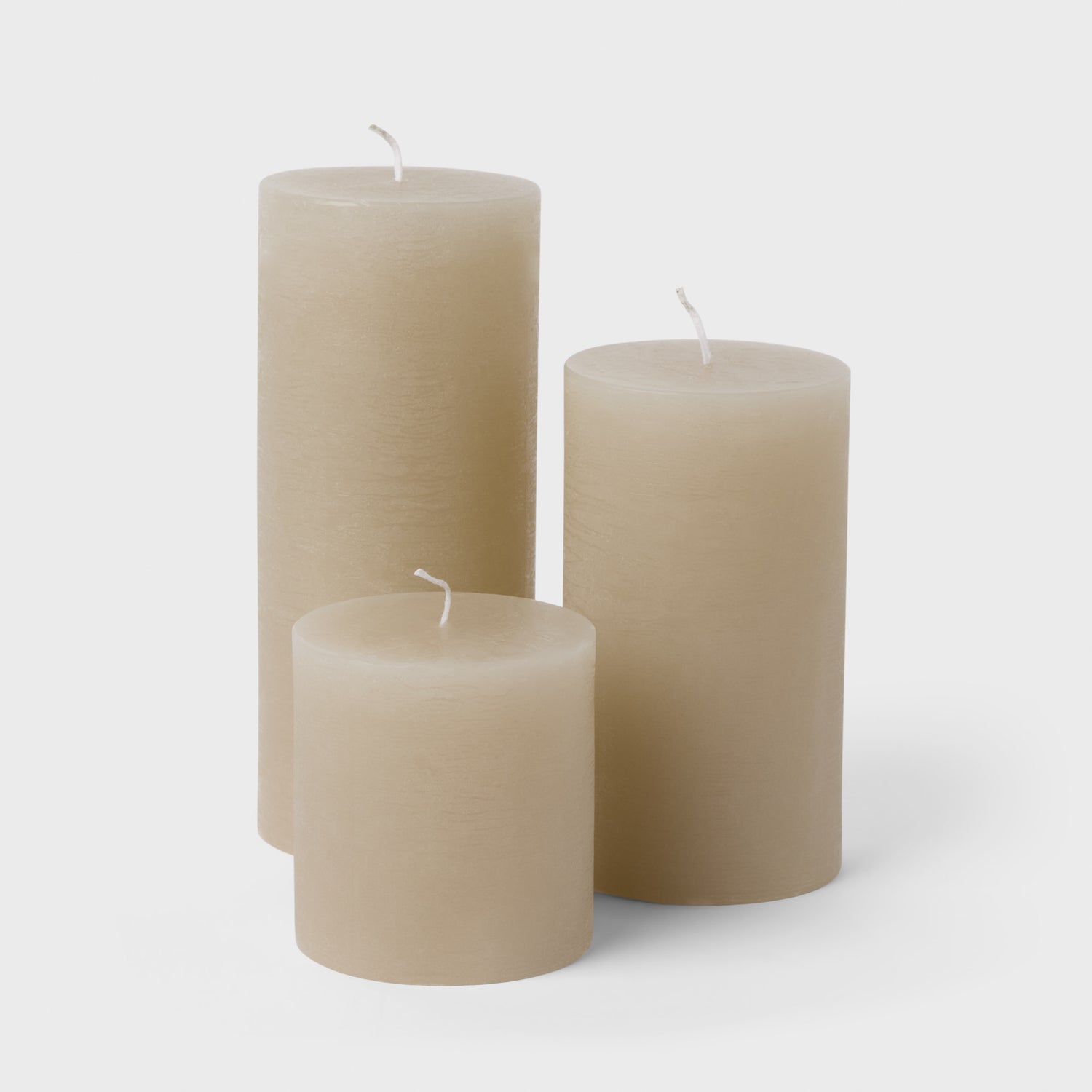 Hand Cast Pillar Candle
