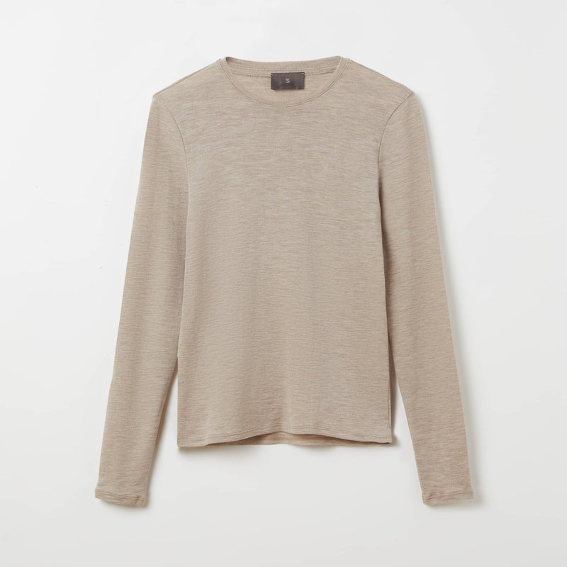 knit_Merino_Longsleeve_top_oat knit_Merino_Longsleeve_top_oat