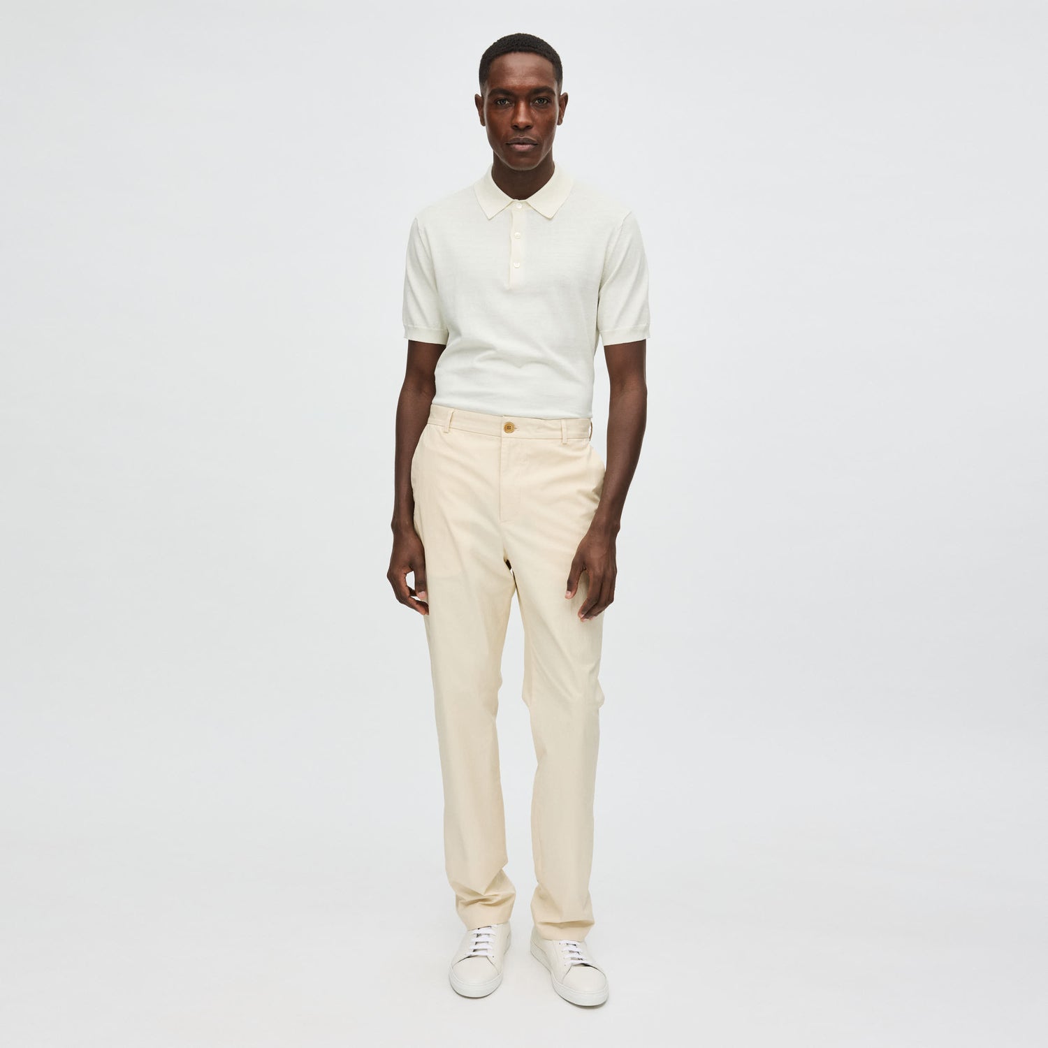 Men's Tapered Lightweight Cotton Chinos