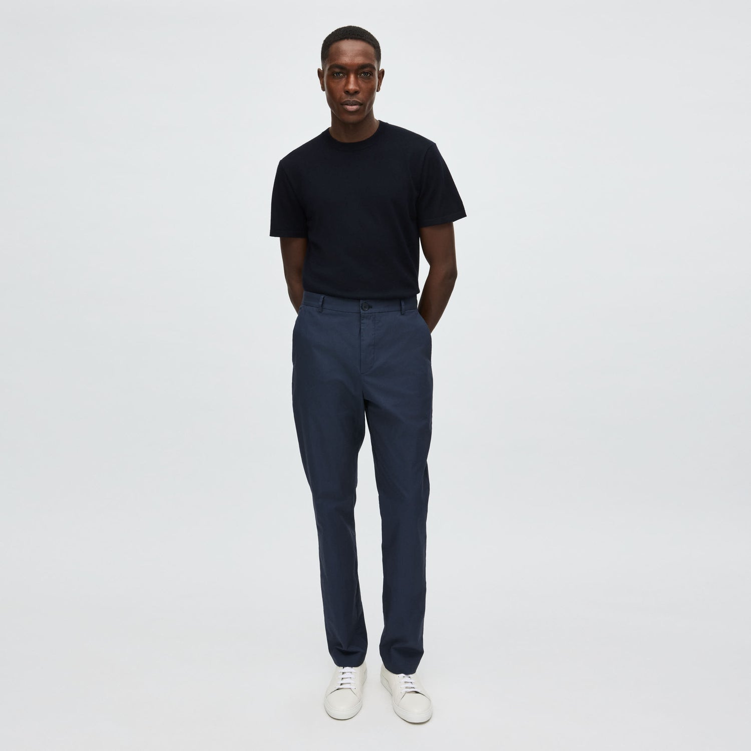 Men's Tapered Lightweight Cotton Chinos