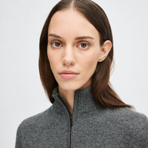 Women's Cashmere Half Zip Sweater
