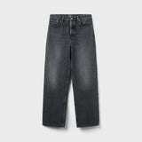Women's Mid-Waist Barrel Leg Denim