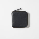 Square Full-Grain Leather Wallet