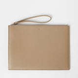 Full-Grain Leather Zip Tablet Holder