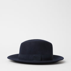 Fedora Wool Hat Dark Navy