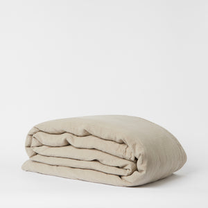 Padded Linen Bedspread