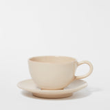 Ceramic Large Cup With Saucer