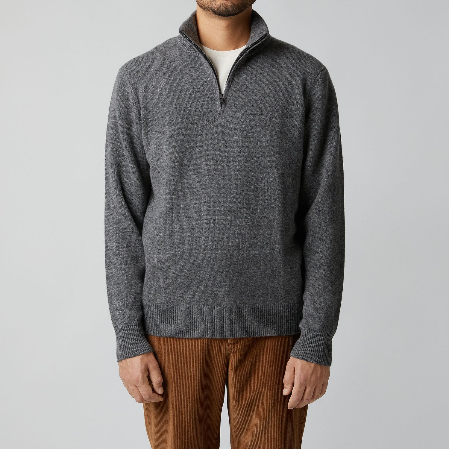Men's Cashmere Half Zip