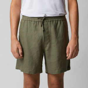 Men's Linen Drawstring Shorts