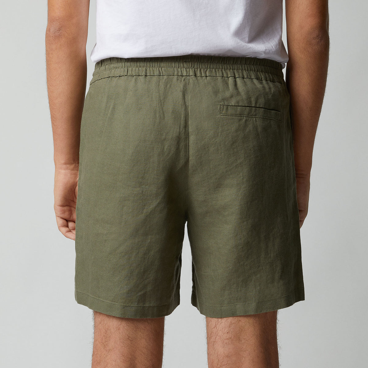 Men's Linen Drawstring Shorts