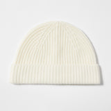 Ribbed Cashmere Beanie