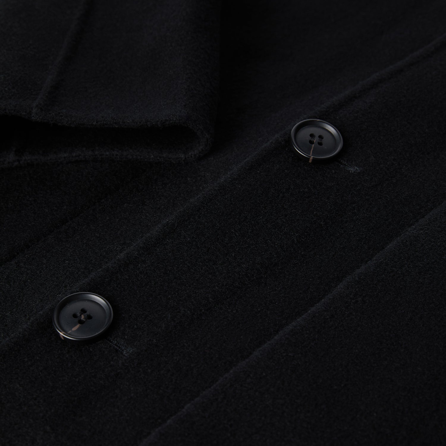 Men's Doublé Wool-Cashmere Patch Pocket Coat