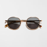 Pecorini Round Titanium Sunglasses