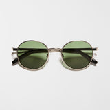 Pecorini Round Titanium Sunglasses